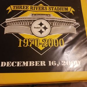 Vintage Pittsburgh Steelers Seat Cushion
